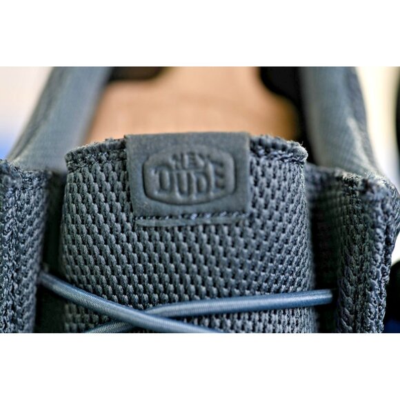 New! Size: 8 Men | Hey Dude Wally Funk Mono | Dark Slate | 40011-1RU